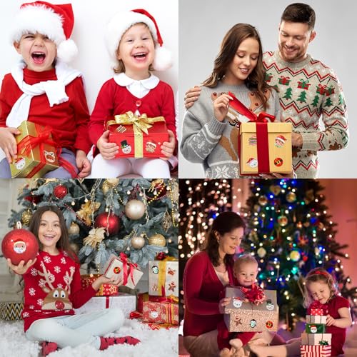 Christmas Stickers 1 Roll 500Pcs Y3616