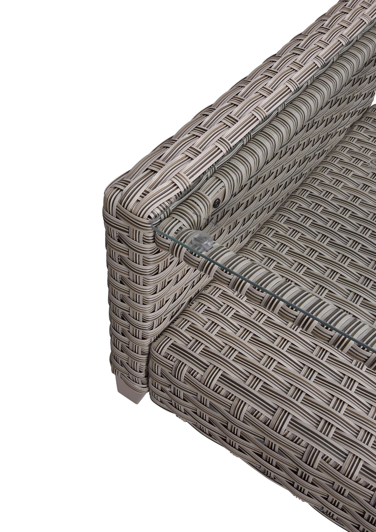 Gray Fabric Patio Sofa Set A683003