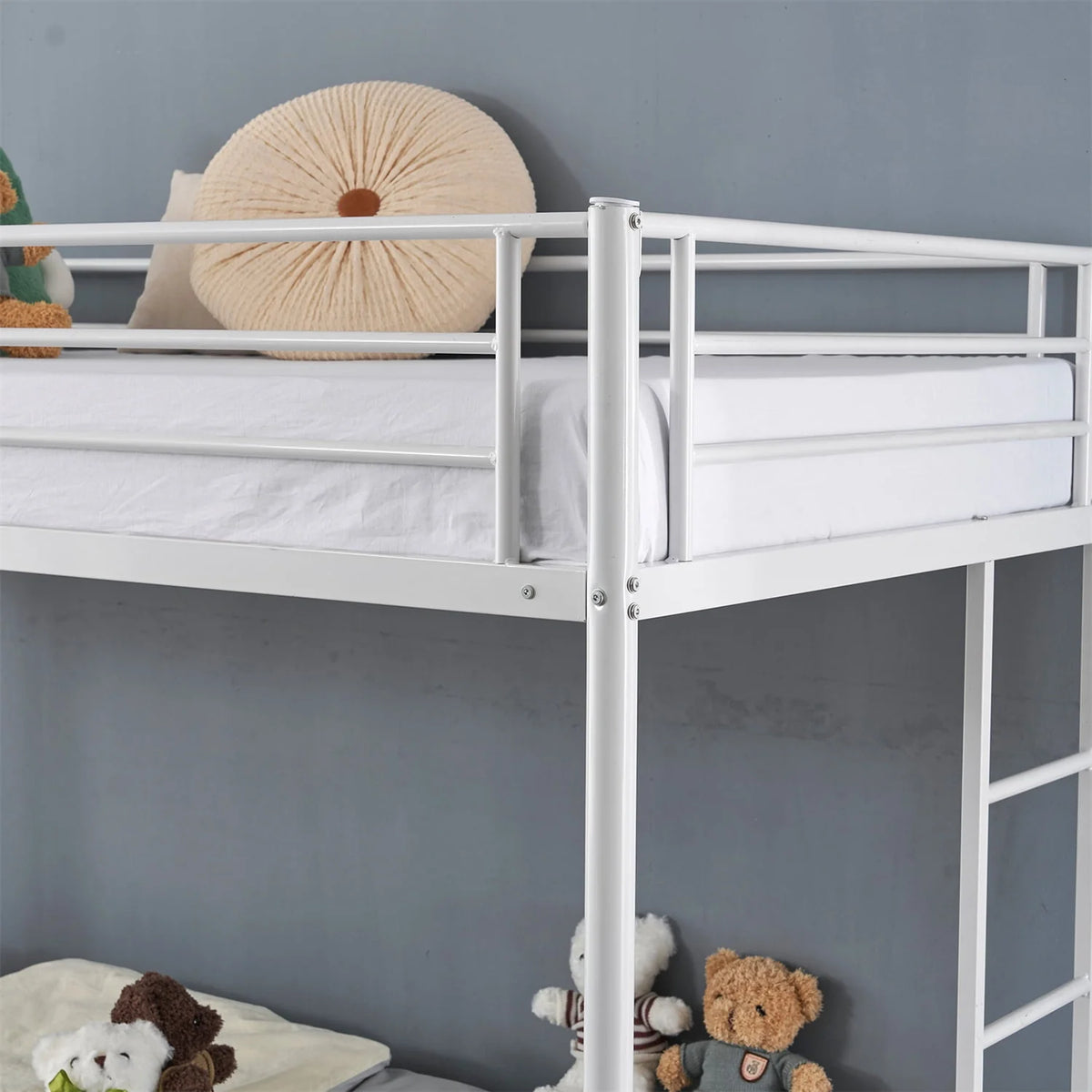 Twin over Twin Steel Bunk Beds T9710