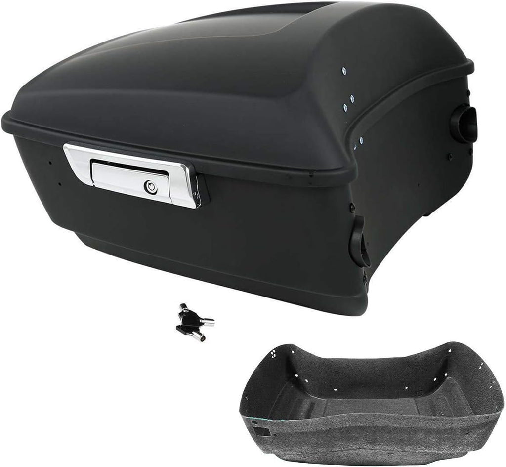 King Tour Pack Trunk with Carpet Liner Chrome Latch A973