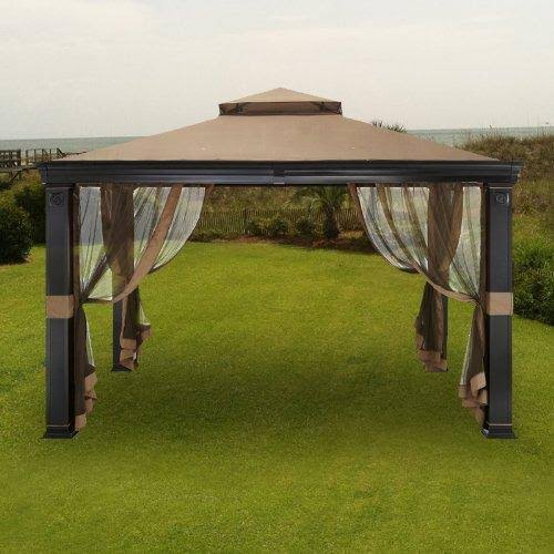 Two-Tiered Gazebo Replacement Canopy L870060