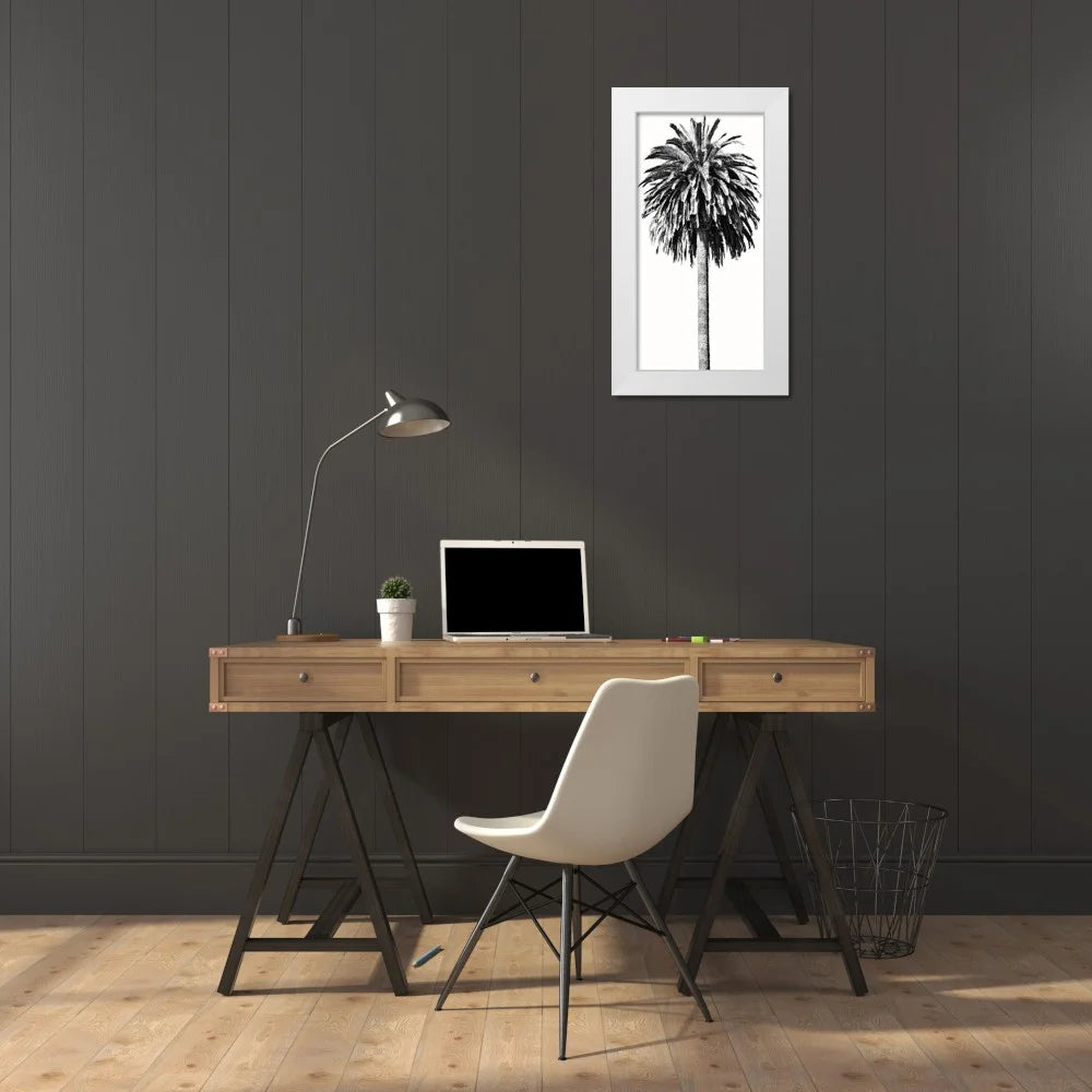 White 18x32 Wood Framed Museum Art Print V652584