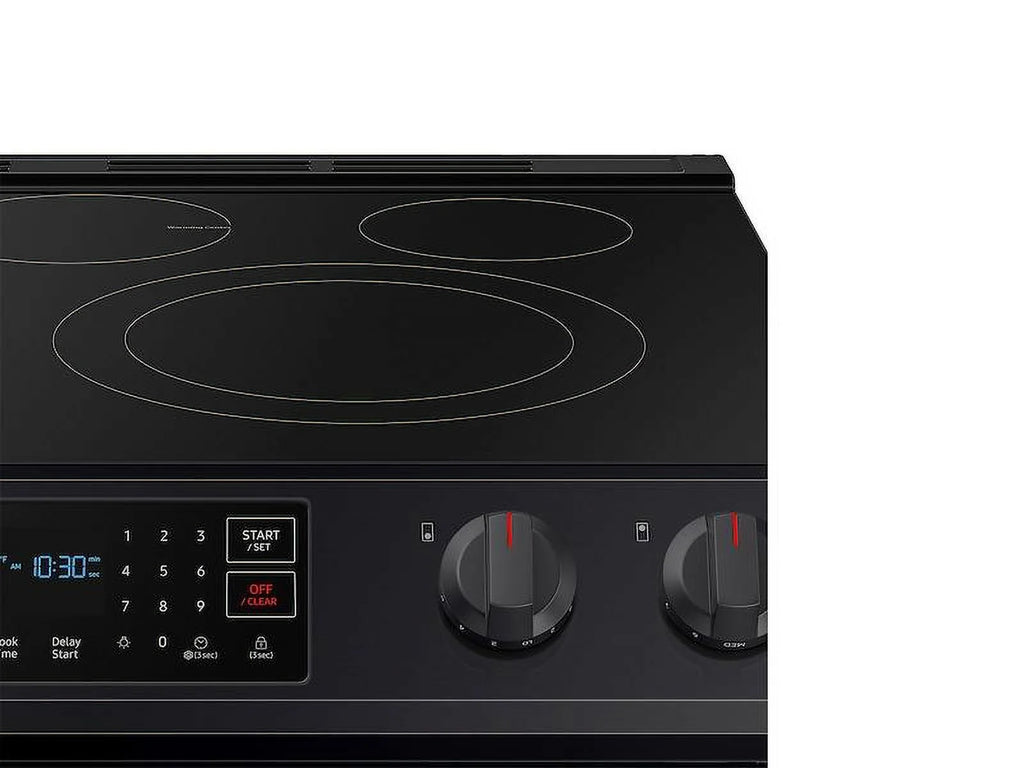 6.3 Cu. Ft. Black Stainless Slide-In Electric Range with Convection B53223
