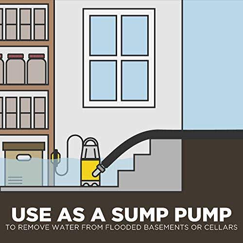 Hot Tub and Swimming Pool Drain Pump with Hose I5936