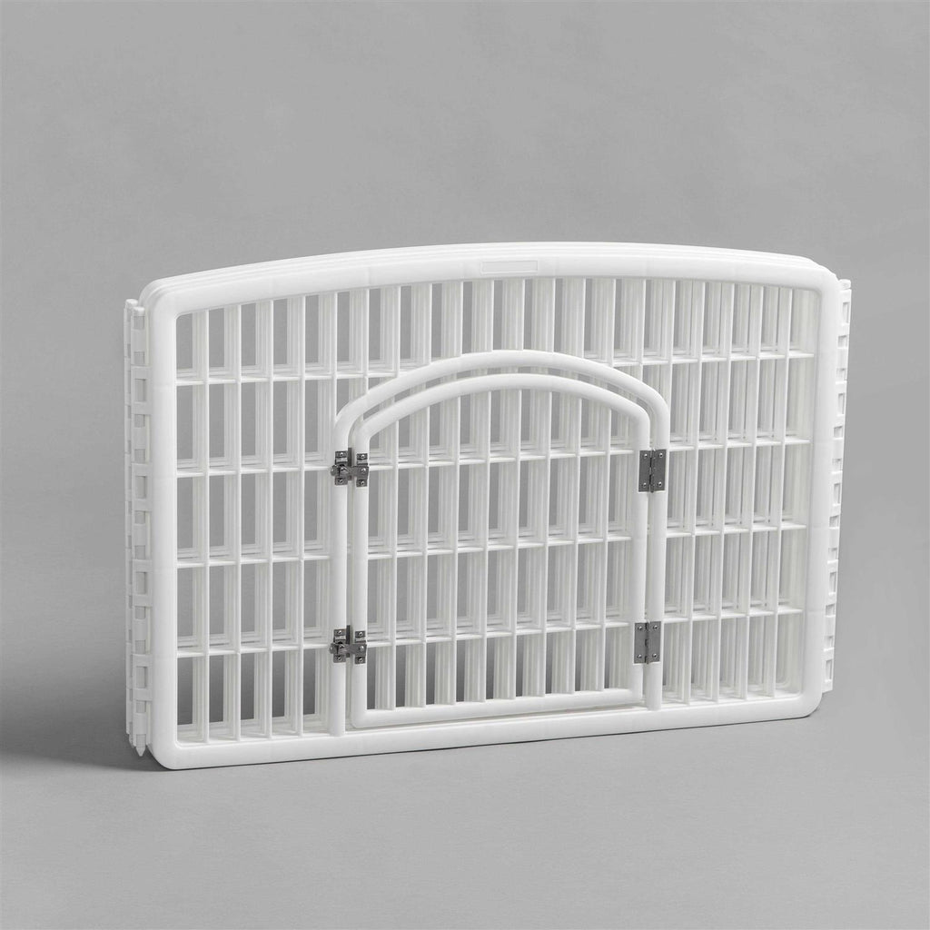4-Panel Pet Playpen with Door E311