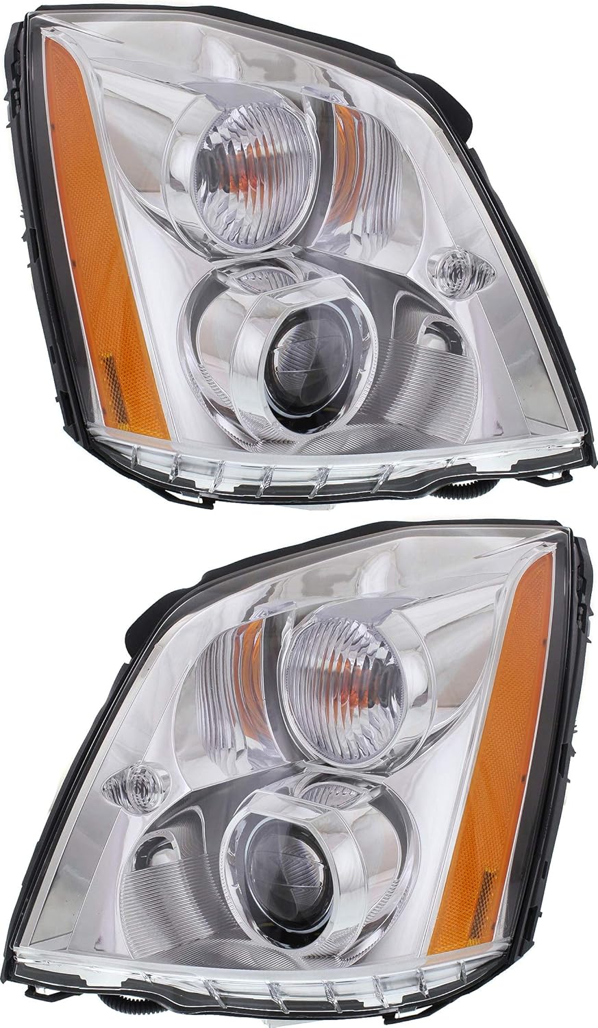 Headlight Assembly with HID Kit, Set of 2, Clear Lens X51625
