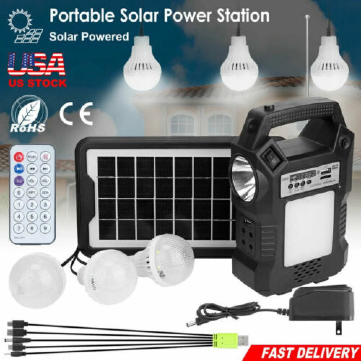 Portable Solar Power Station X3264