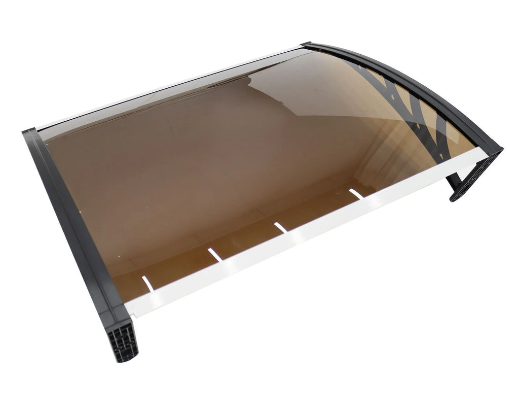 30"*40" Polycarbonate Awning Dark Brown W199387