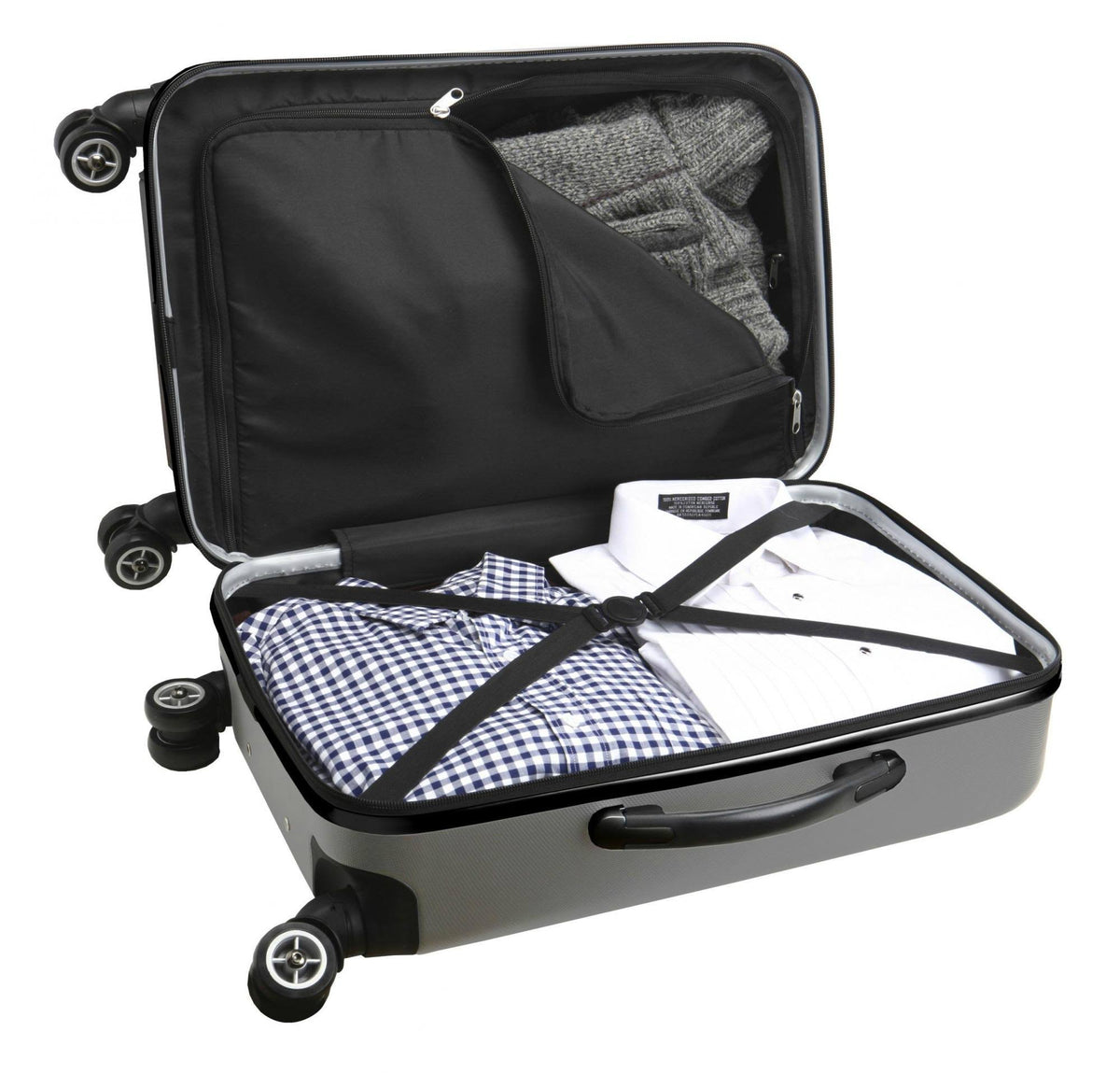 Silver 20 inch Carry on Hardcase Spinner O318705