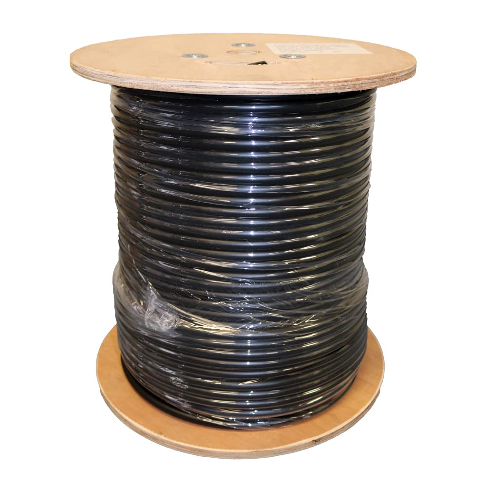 Heavy Duty Ultra Low Loss 50ohm Coaxial Cable 100ft Black N Male to N Male L92425