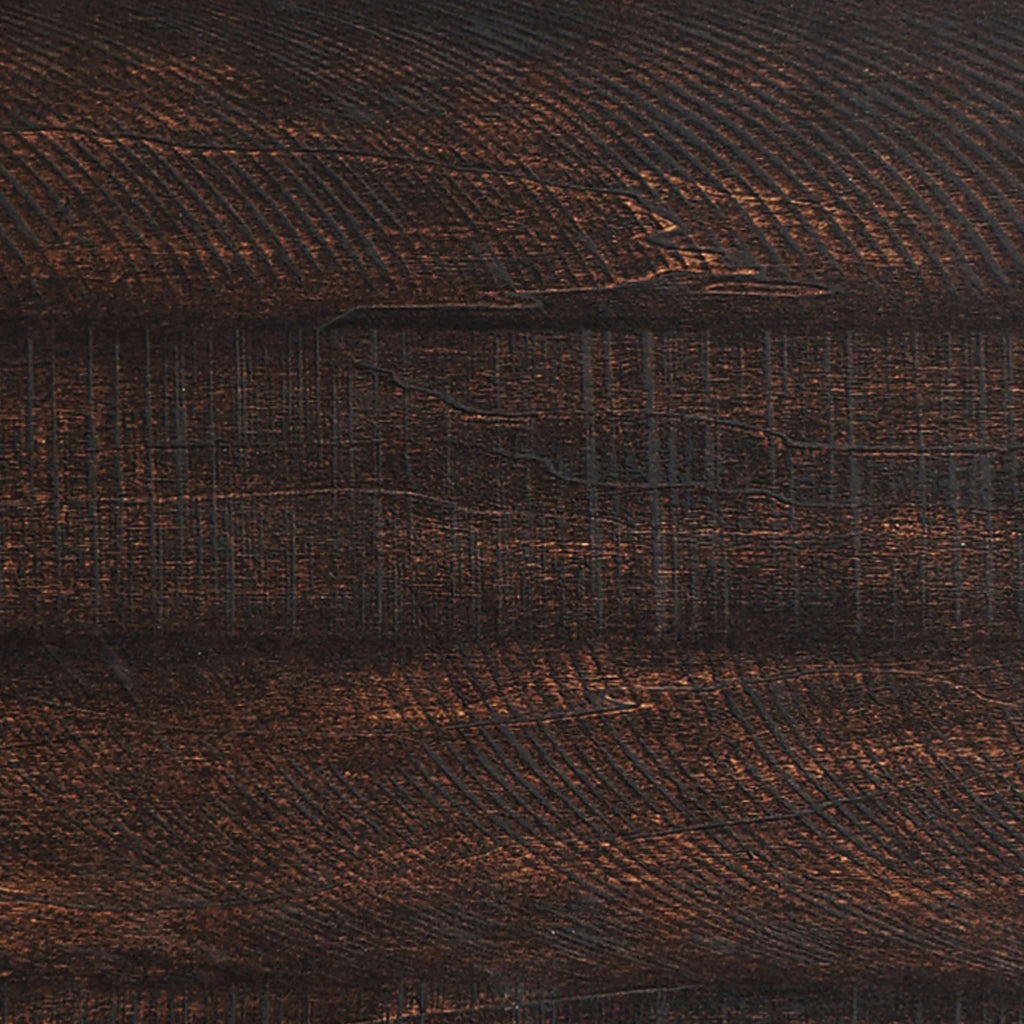 Espresso Wood Coffee Table with Storage Shelf W587