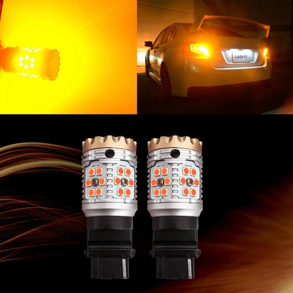 Amber LED Turn Signal Light Bulb (Pack of 2) T6242