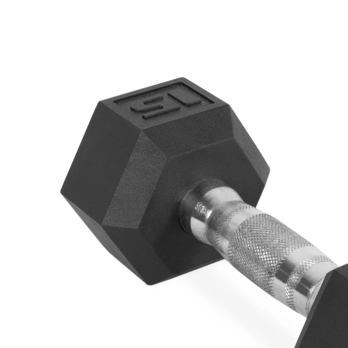 3lb Rubber Hex Dumbbell U101523