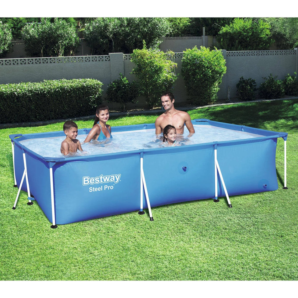 8.5ft x 5.6ft x 2ft Rectangular Above Ground Swimming Pool (2 Pack) V3039