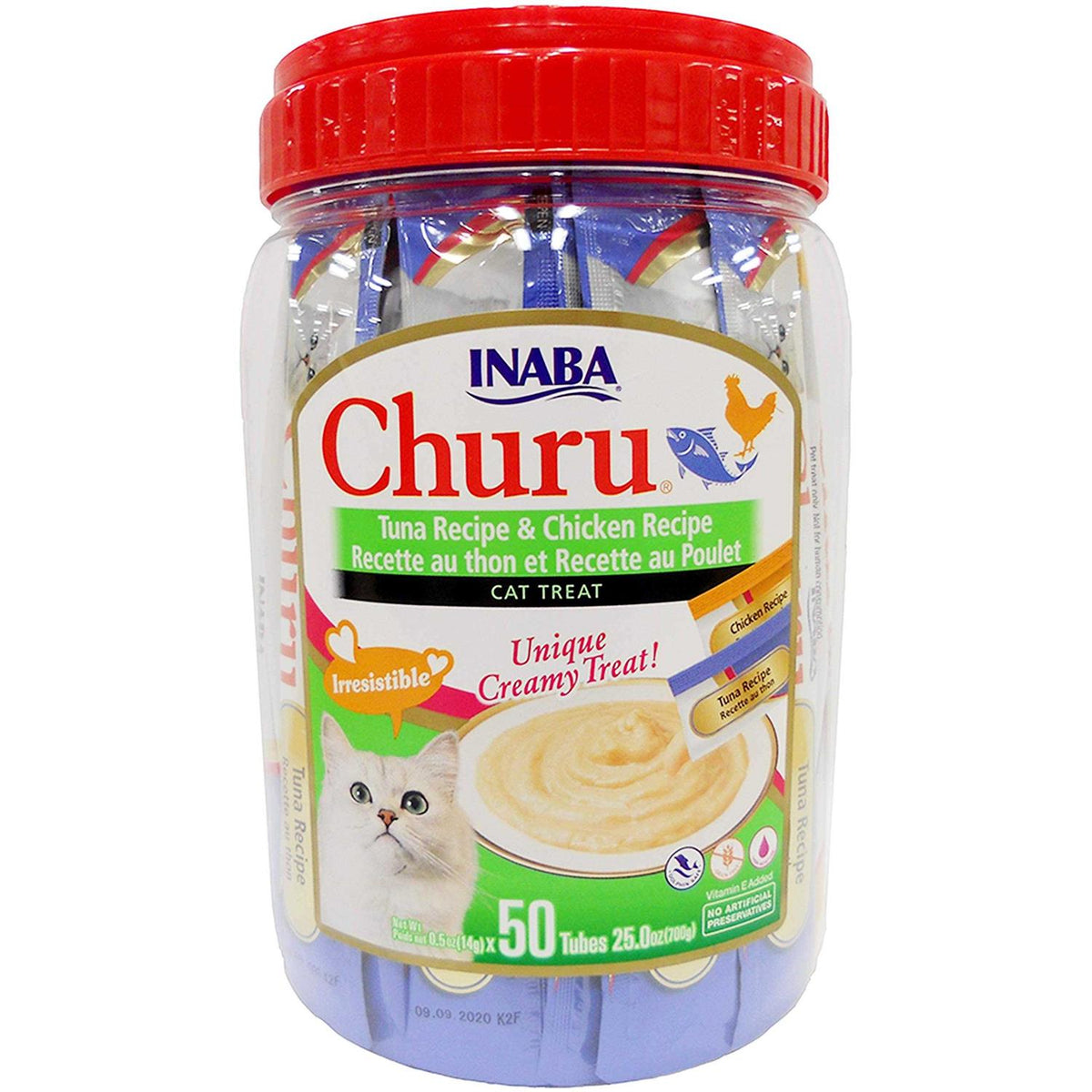 Lickable Tuna and Chicken Cat Treats Z1023