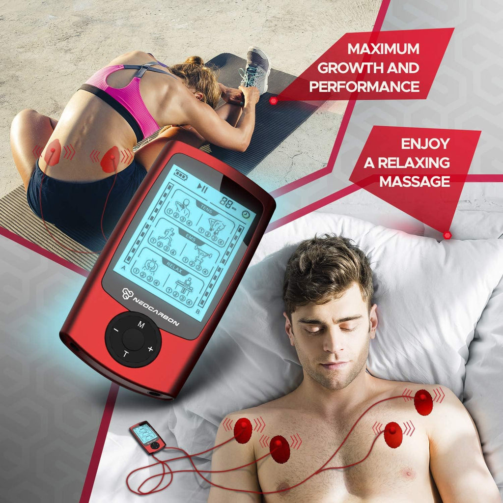 16 Electrode Pads TENS EMS Muscle Stimulator Z116833