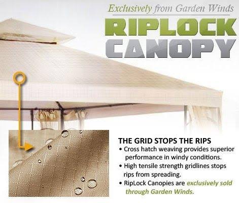 Two-Tiered Gazebo Replacement Canopy L870060