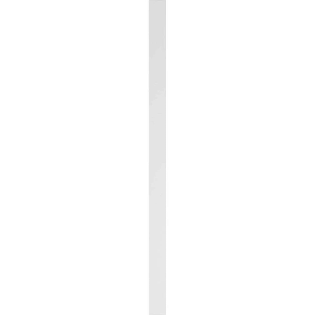 8x22W x 108x22H x 2x22P Flat Panel PVC Pilaster with Decorative Capital & Base (Pair) C6820