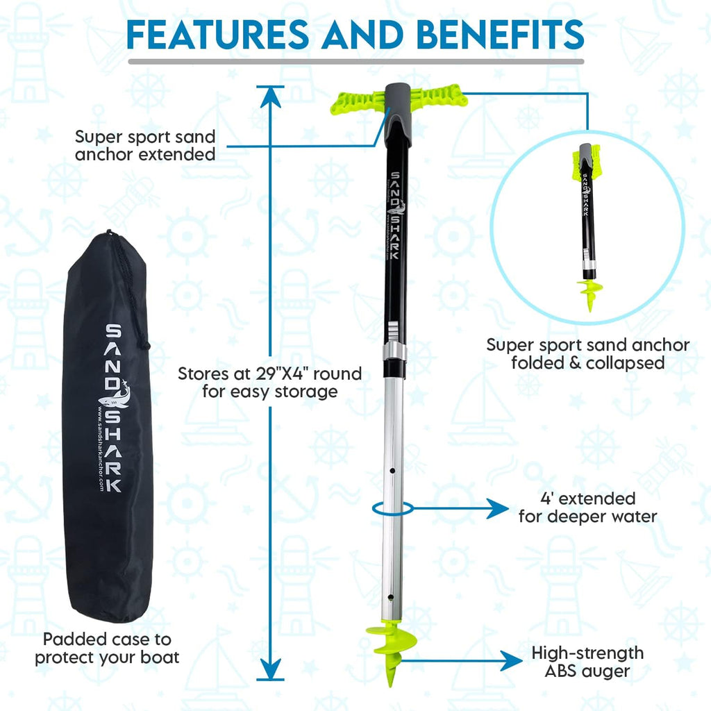 Boat Anchor Adjusts 29-48 w/Case P48680