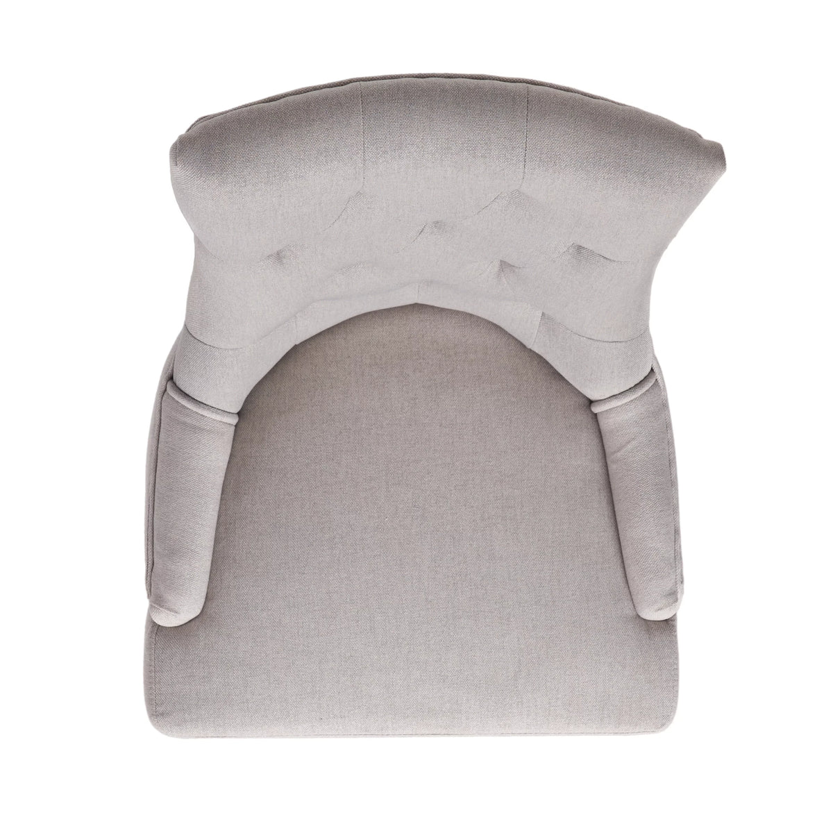 Light Grey Fabric Dining Chair Set of 2 F9993