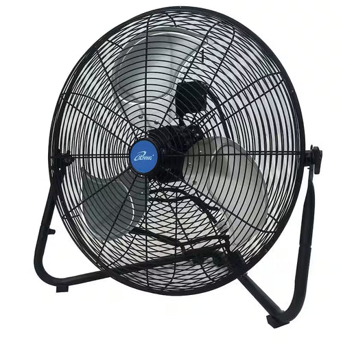 20 in. 3 Speeds High Velocity Floor or Wall Mount Fan, 5800 CFM, Black E7616