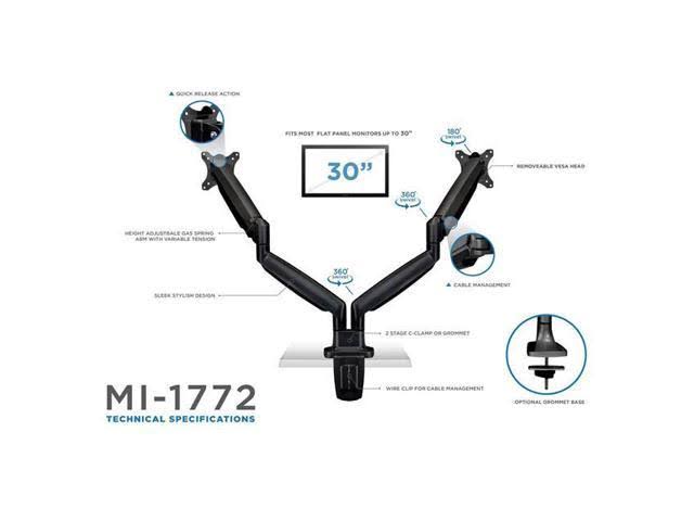 Mounting kit for 2 LCD displays C344