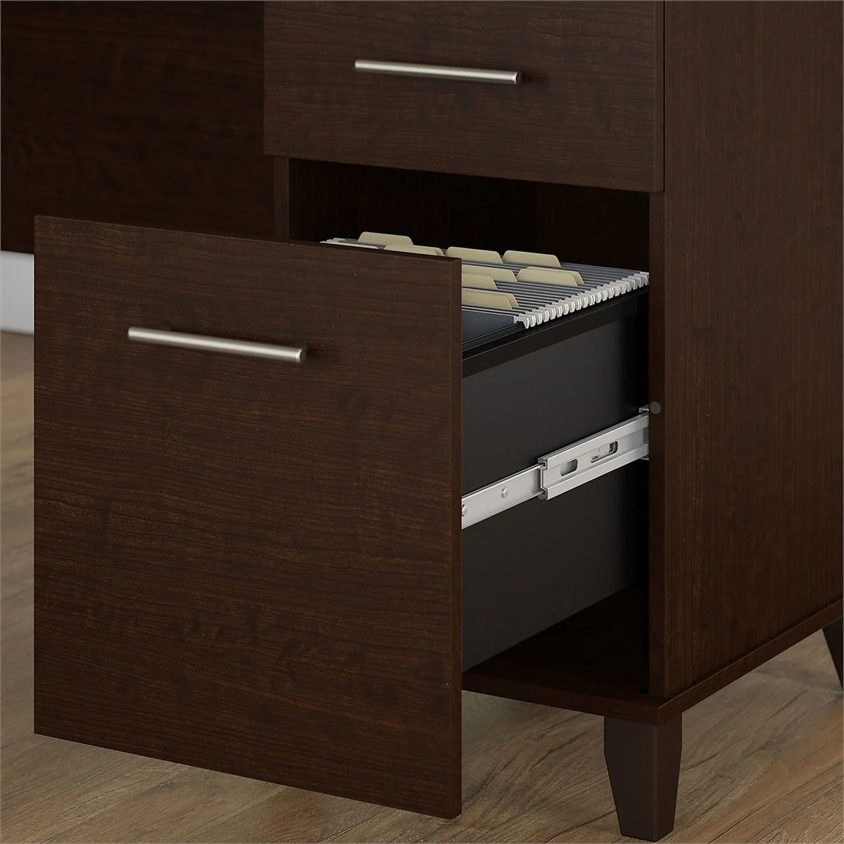 60" L Shaped Wood Desk Y570415
