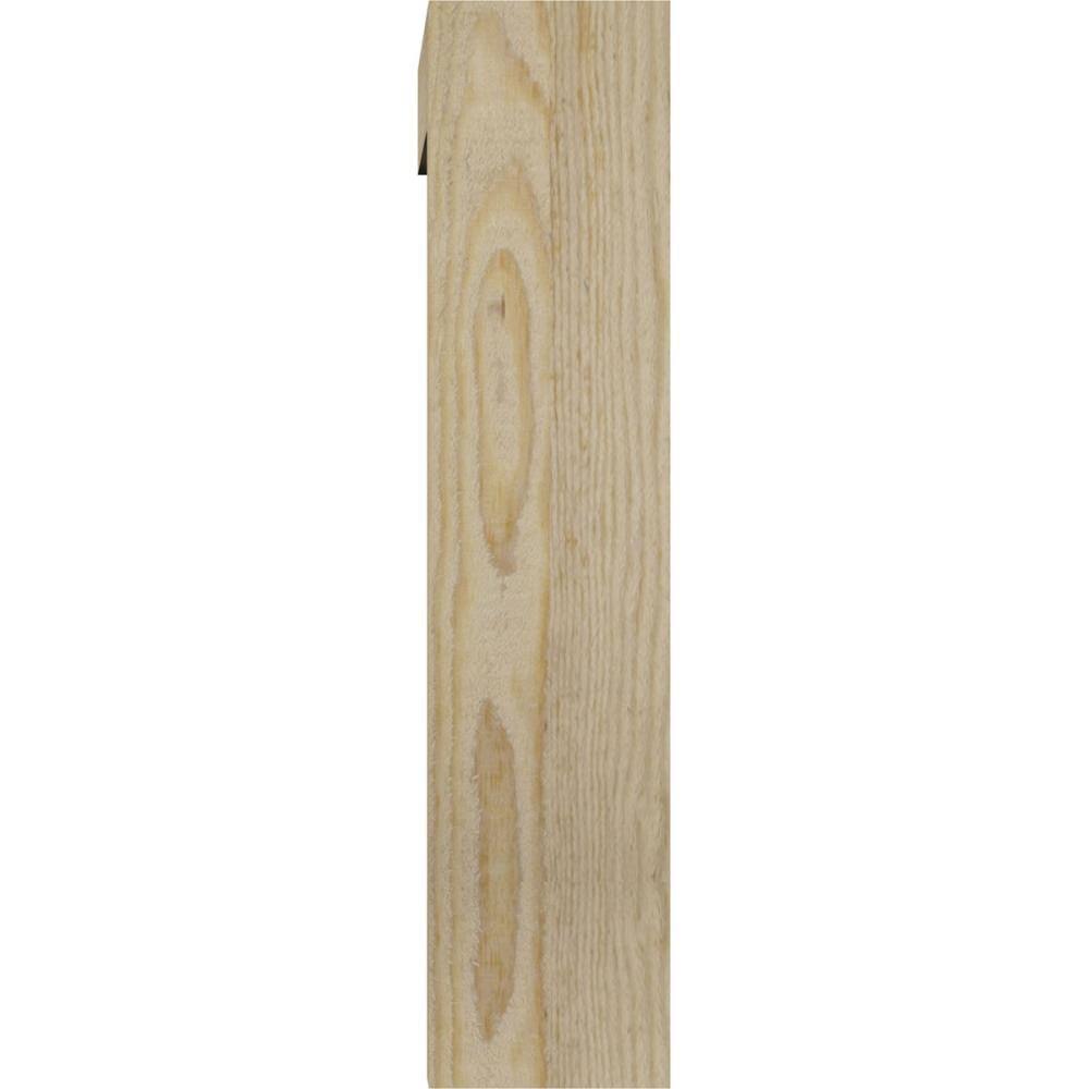 Traditional Block Rough Sawn Bracket with Offset Brace, Douglas Fir G452