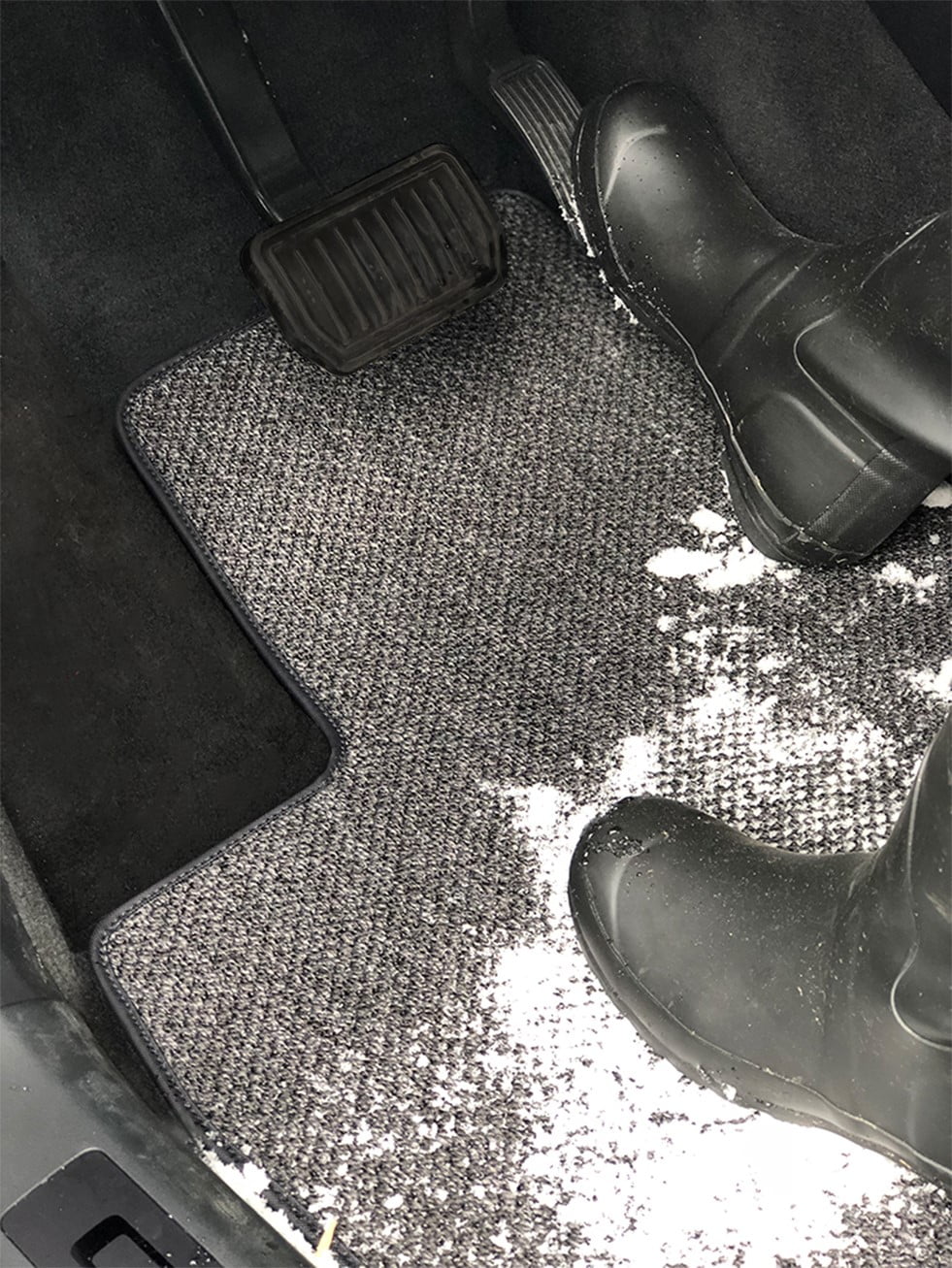 Charcoal All-Weather Textile Car Mats for Tesla Model X Z458