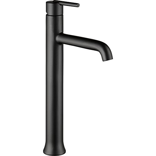 Matte Black 1 Hole Bathroom Faucet P723329