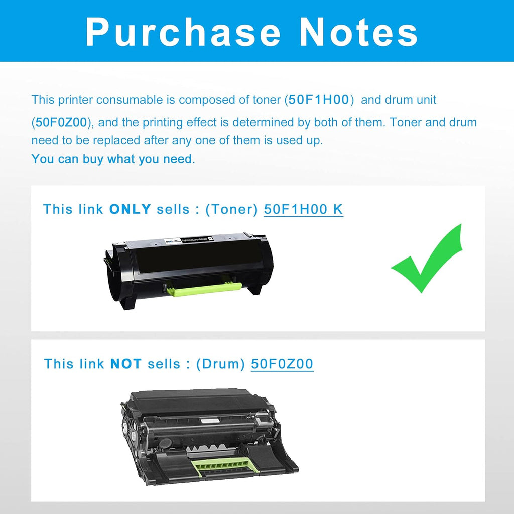 Compatible Toner Cartridge Black Pack of 2 W985004