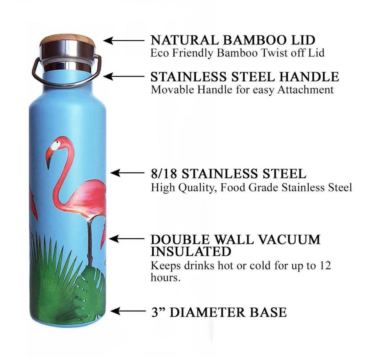 Stainless Steel Water Bottle N59167
