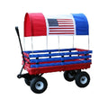 Red Plastic Deck Wagon P14948