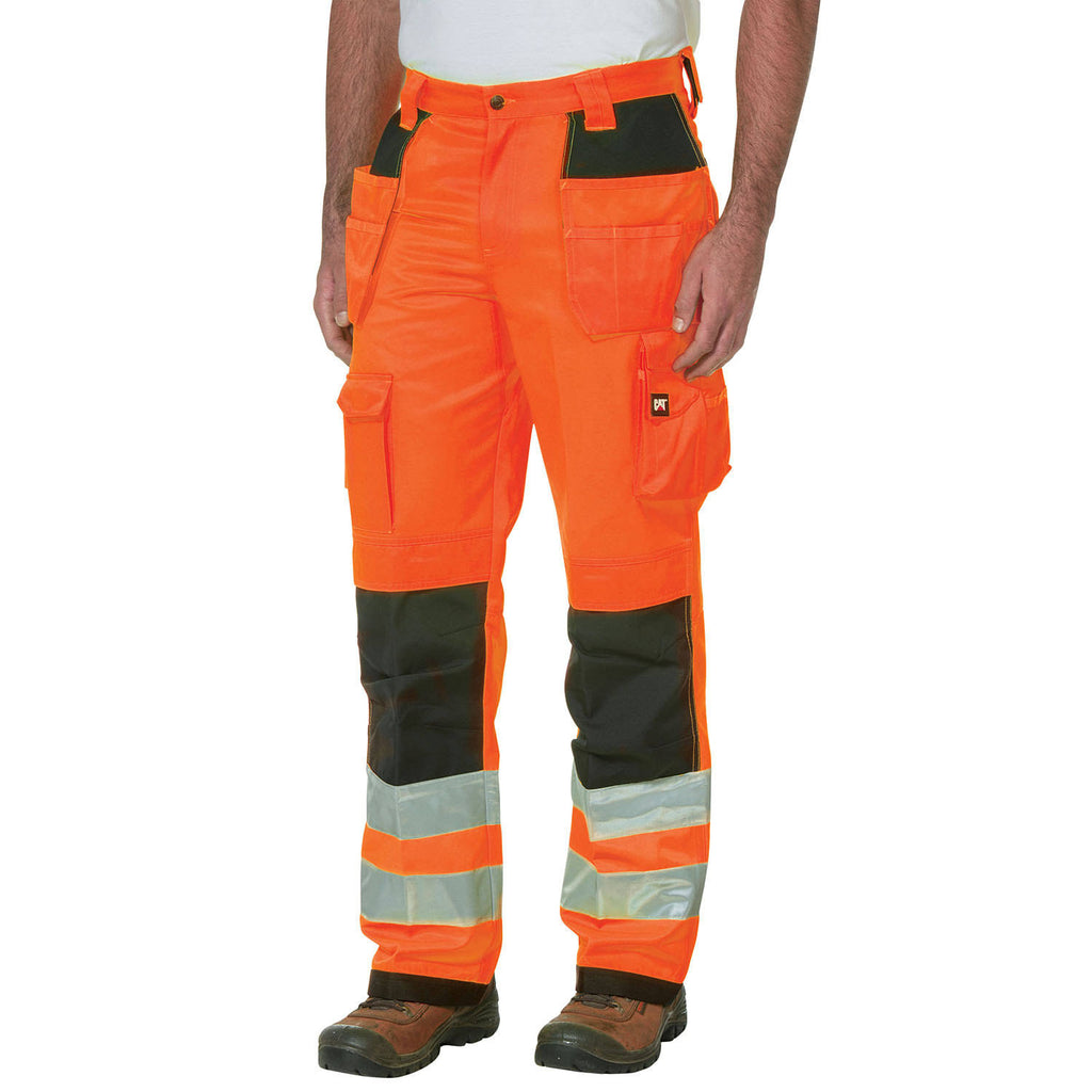 High-Visibility Orange Work Pant E66418