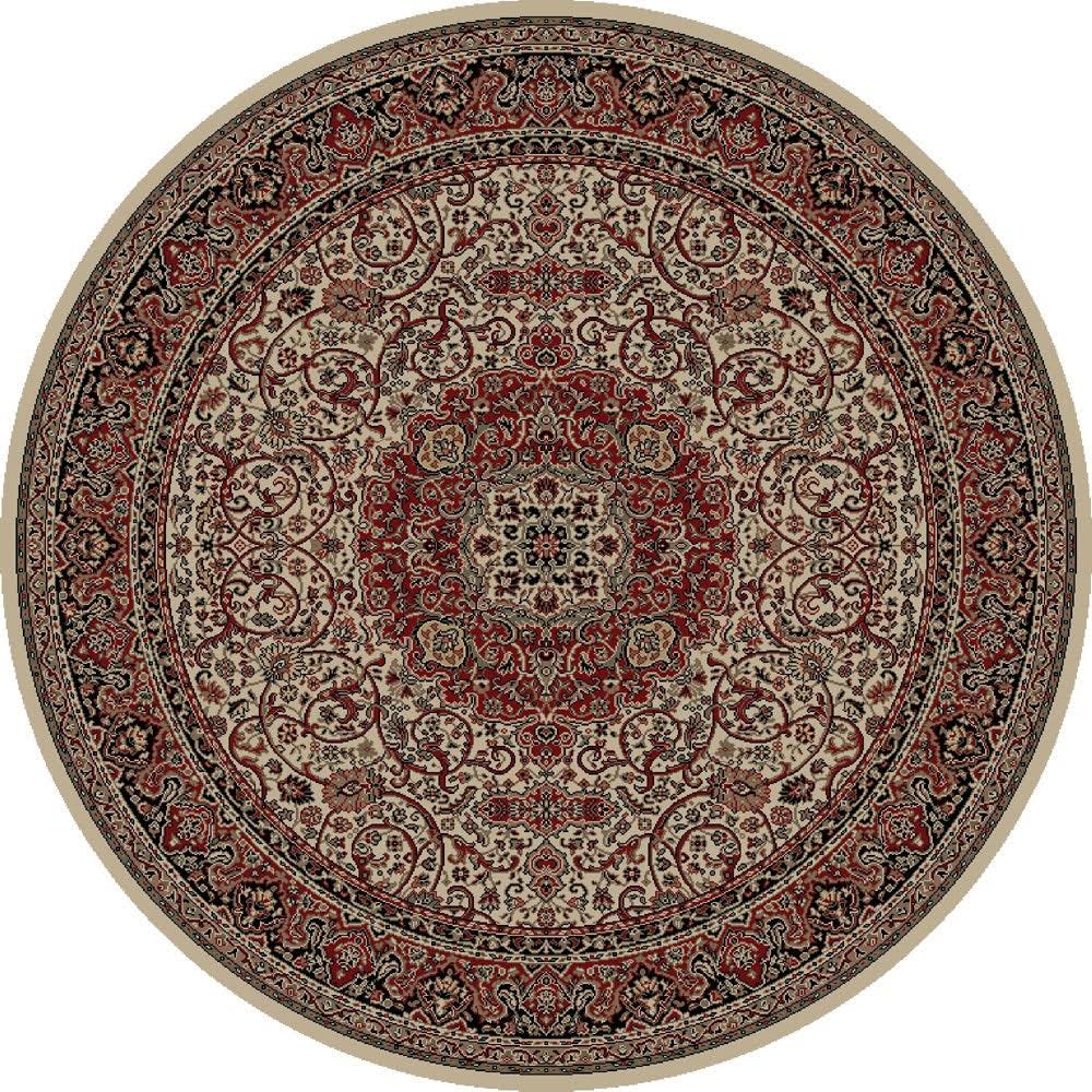 Persian Classics Isfahan Red 5&3x22 Round L598770