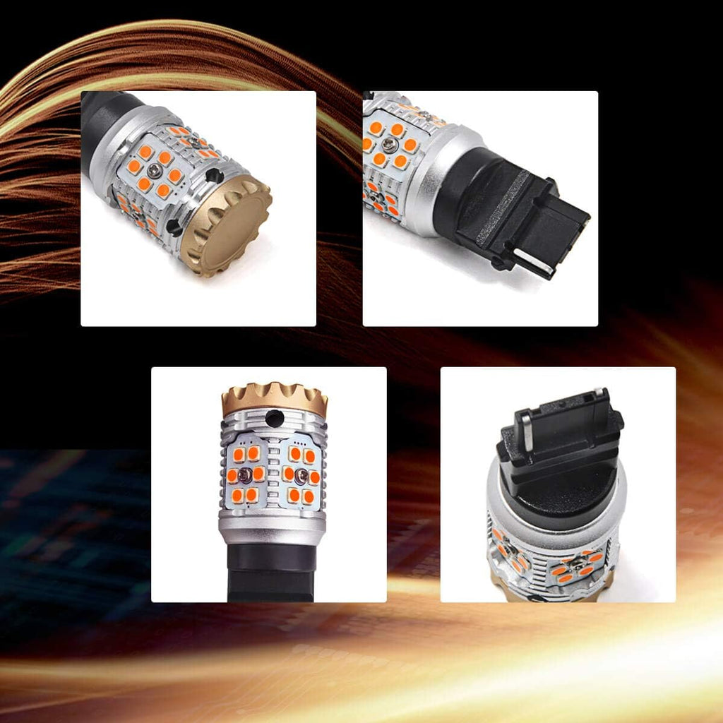 Amber LED Turn Signal Light Bulb (Pack of 2) T6242