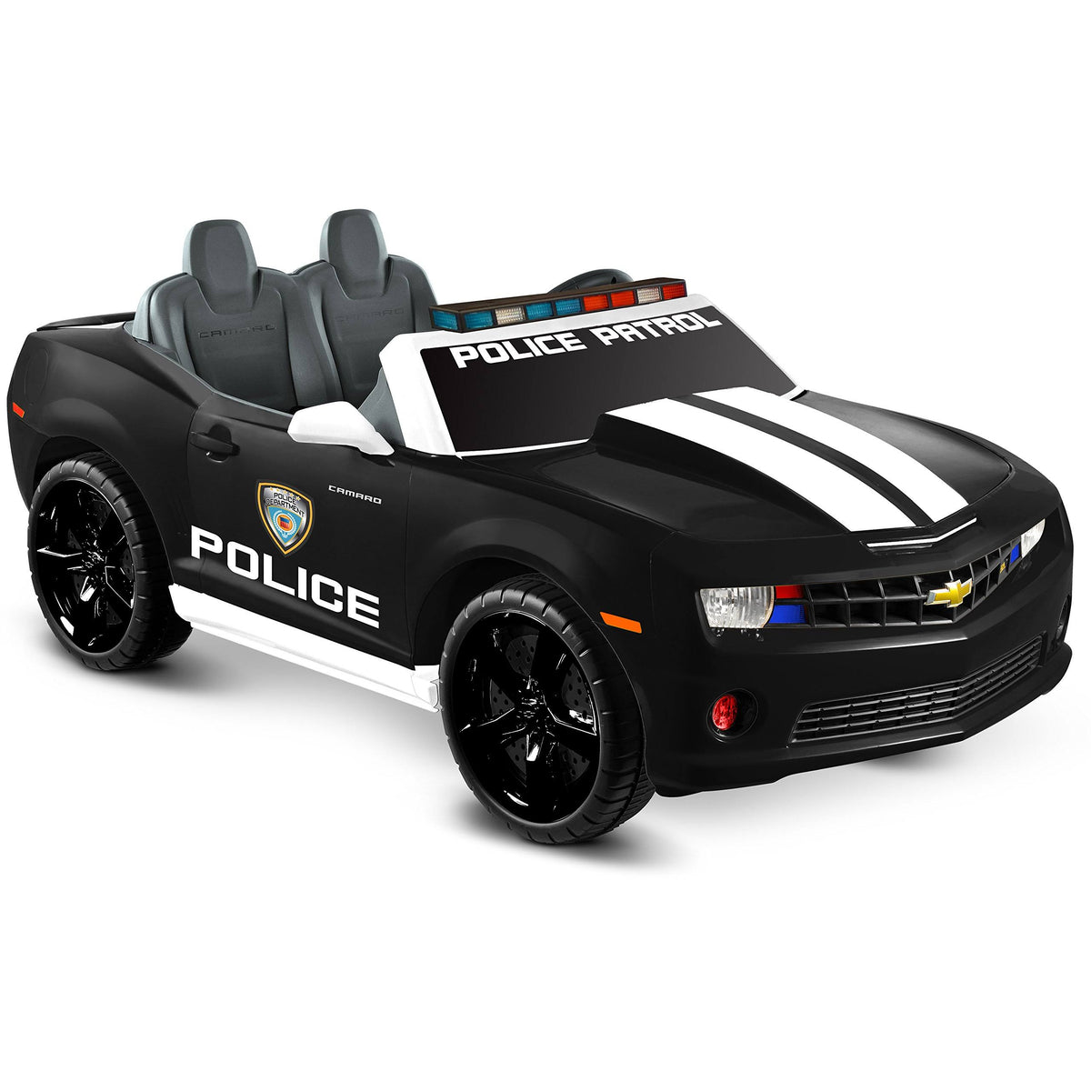12V Two Seater Chevrolet Camaro Police Edition Ride On J587