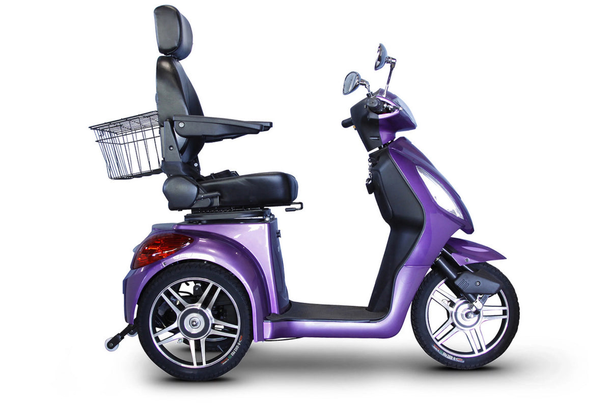 Lavender 3-Wheel Scooter with Electromagnetic Brakes E6902