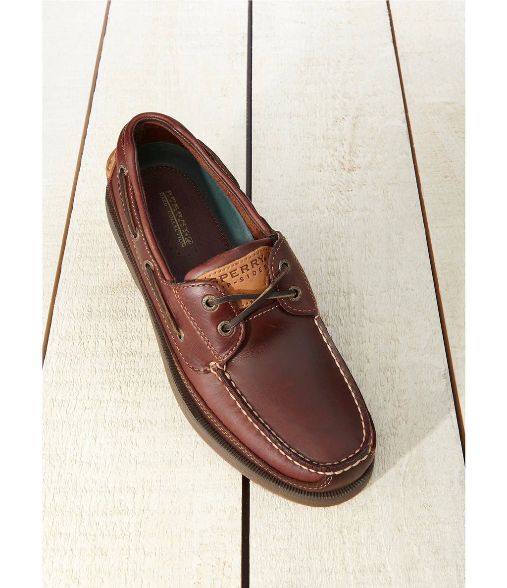Oak Leather Boat Shoes Q7386