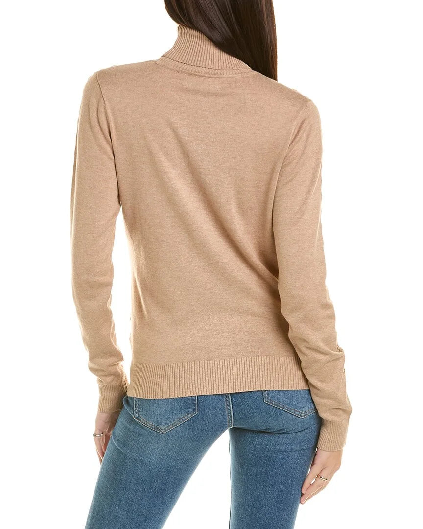 Brown Turtleneck Sweater I6973