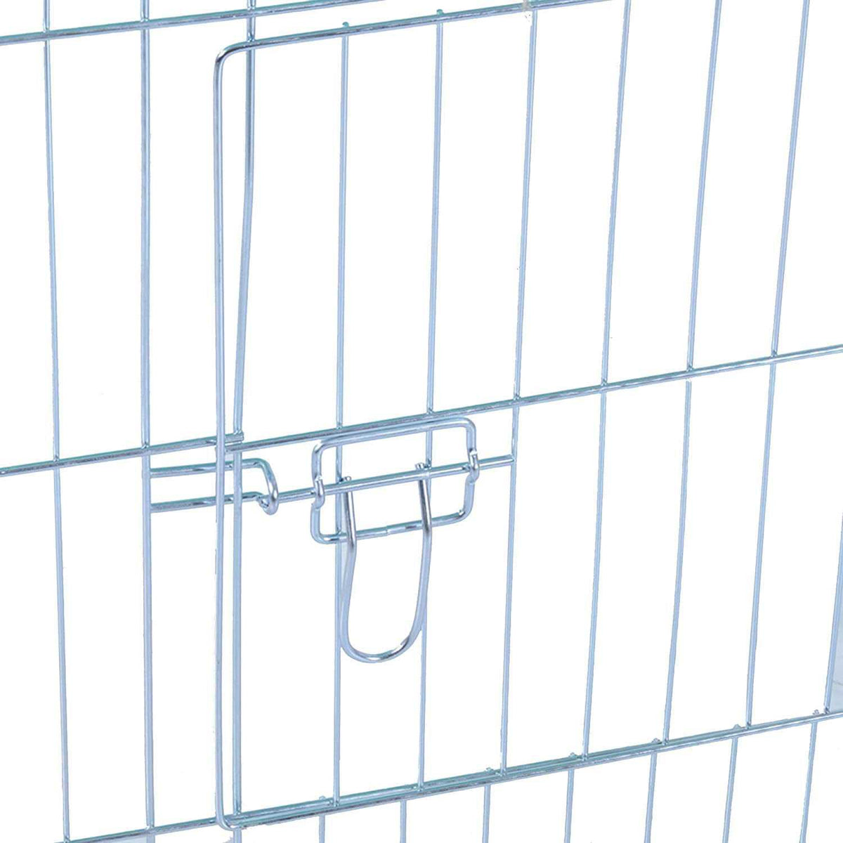 Large Galvanized Steel Outdoor Pet Hutch Enclosure U552378