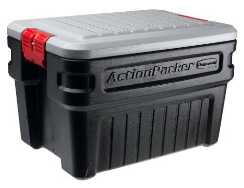 44 Gallon Black Trash Can E879