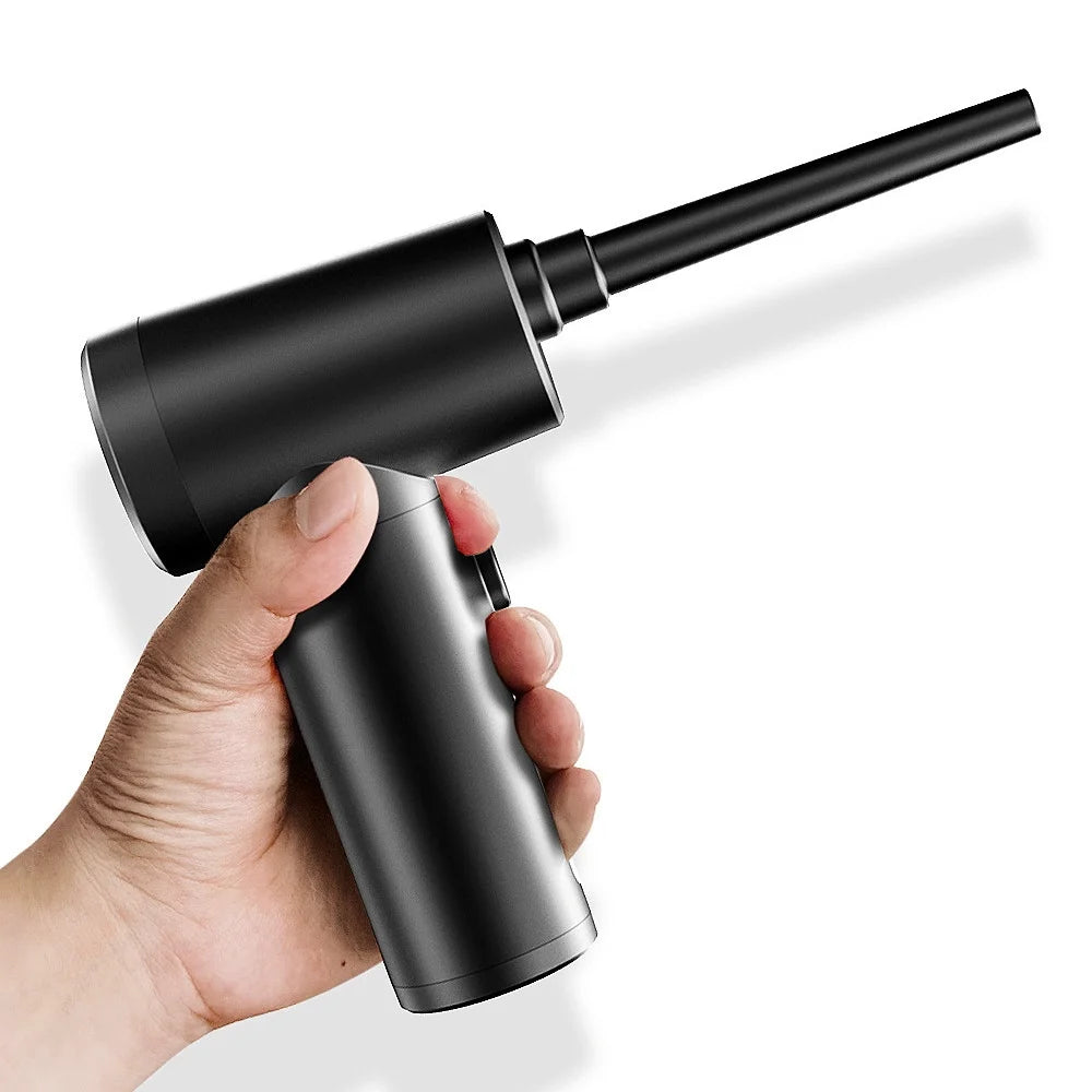 Cordless Electric Air Duster & Air Pump 2-in-1 with LED Light 50000RPM 100W Rechargeable Y288241