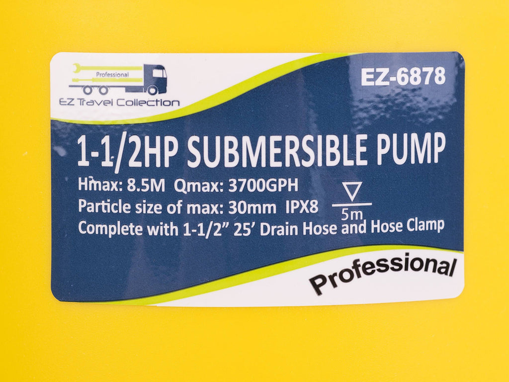 Hot Tub and Swimming Pool Drain Pump with Hose I5936