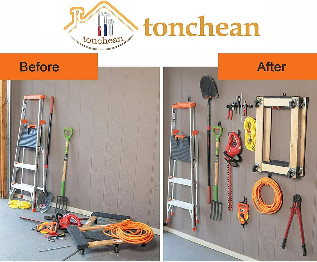 20 Pcs Heavy Duty Wall Mount Utility Hooks with Anti-Slip Coating J792338