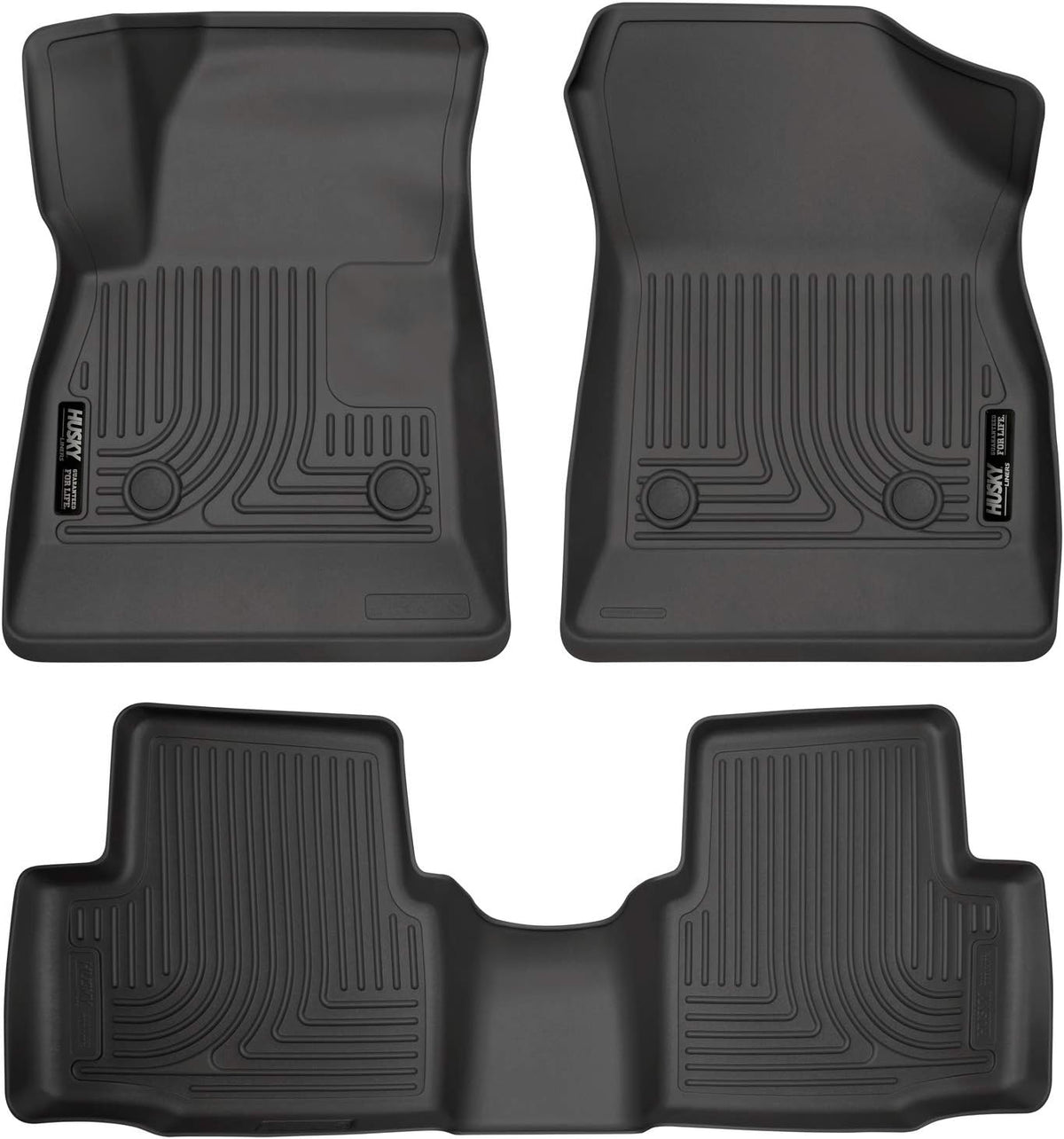 Black Front & 2nd Seat Floor Liners 3 Pcs M665