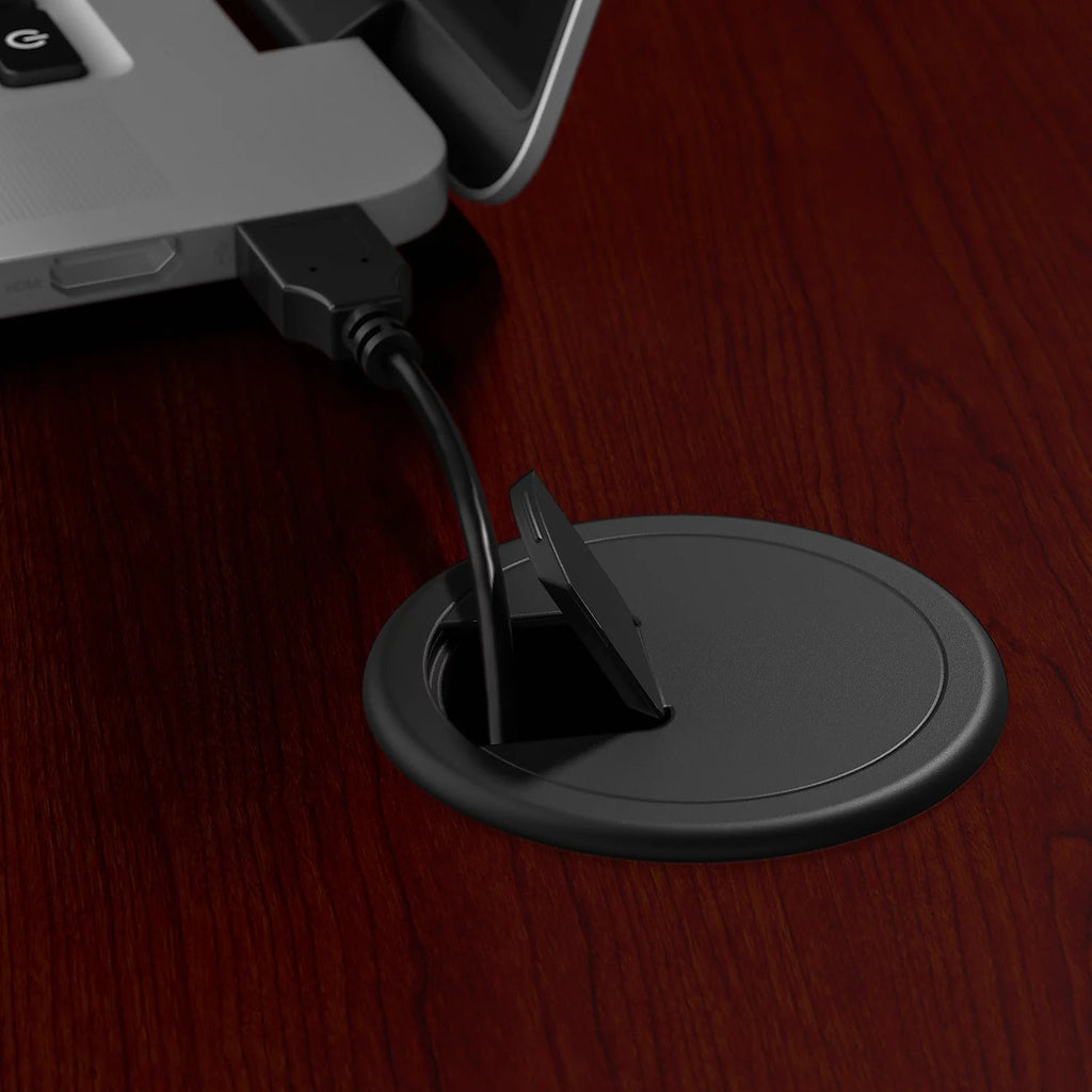 Engineered Wood Desk Return in Harvest Cherry B5272