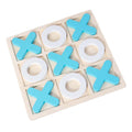 Wooden Tic Tac Toe Game 30x30x1.5cm W95798