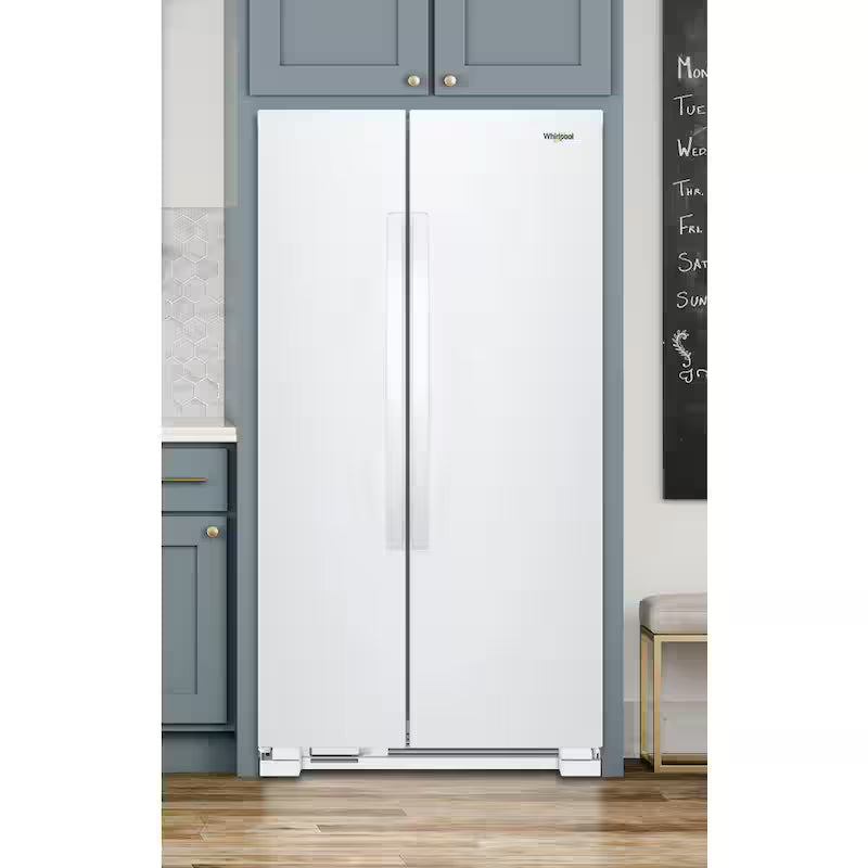 White 25 cu. ft. Side by Side Refrigerator H755973