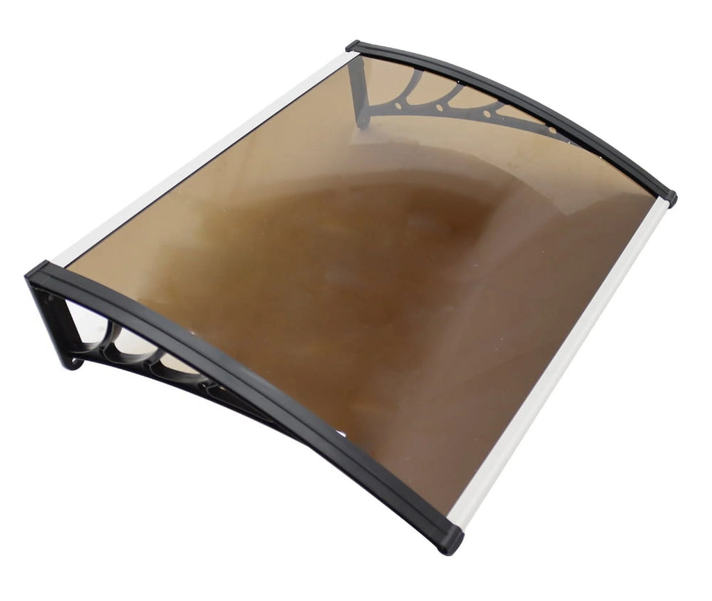 30"*40" Polycarbonate Awning Dark Brown W199387